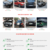 Cho thuê xe - Mẫu website cho thuê xe
