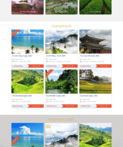 Du lịch 04 – Mẫu website giới thiệu về dịch vụ du lịch