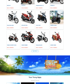 Du lịch 06 – Mẫu website giới thiệu về dịch vụ du lịch