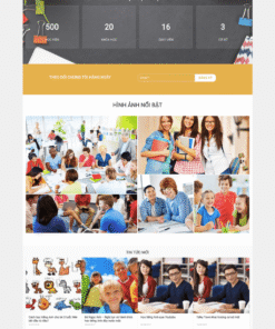 Giáo dục 02 - Mẫu website về giáo dục - đào tạo - khoá học