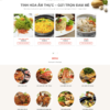 Nhà hàng 01 - Mẫu website nội dung ăn uống