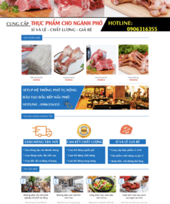 Nhà hàng 03 - Mẫu website nội dung ăn uống