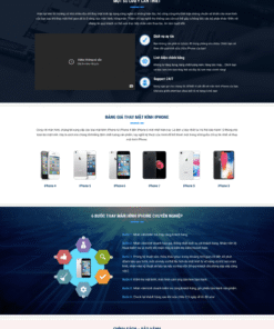 Sửa điện thoại - Mẫu website planding page giới thiệu về sửa điện thoại