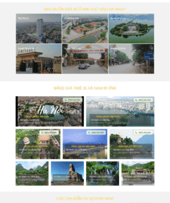 Taxi - Mẫu website planding page giới thiệu về taxi