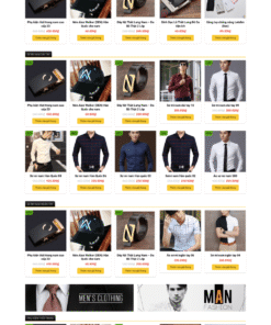 Thời trang 01 – Mẫu website bán các sản phẩm thời trang