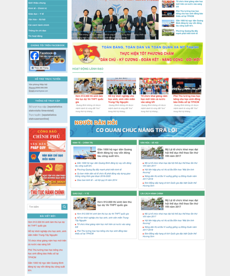 Tin tức 02 - Mẫu website nội dung tin tức