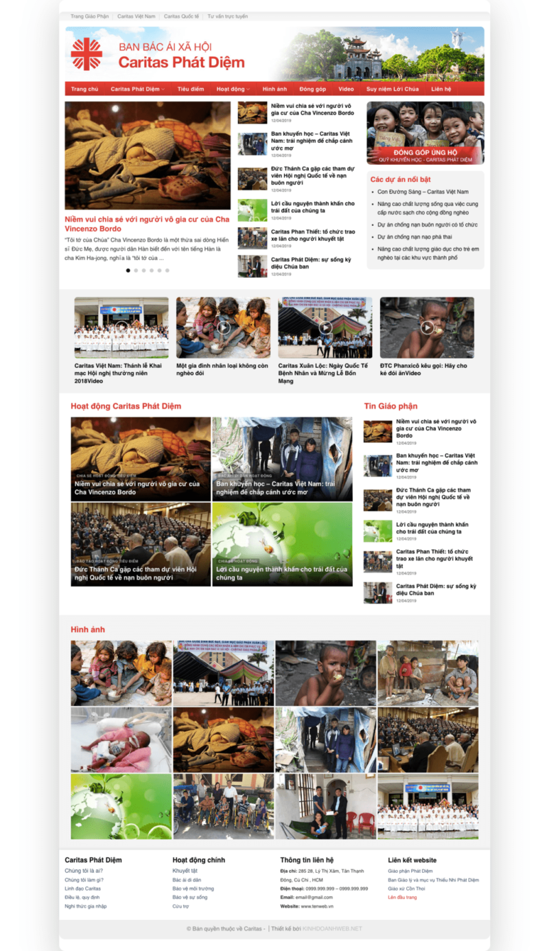 Tin tức 04 - Mẫu website nội dung tin tức