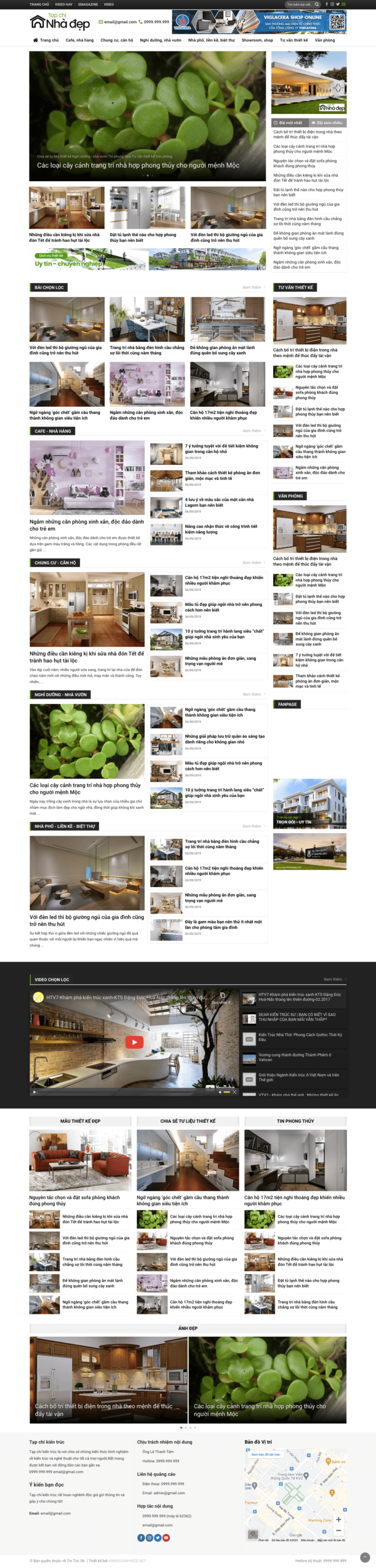 Tin tức 06 - Mẫu website nội dung tin tức